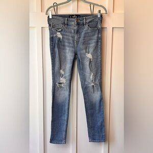 Hollister Size 9 S High Rise Super Skinny Classic Stretch Jeans Women W/29 L/28